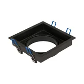 Oprawy, klosze i abażury - OXYLED Oprawa do wbudowania CROSTI LANA SQ L czarna 893142 - miniaturka - grafika 1