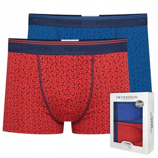 BOKSERKI męskie Henderson 41269 COAL bawełniane 2-PAK - XXL - Majtki męskie - miniaturka - grafika 1