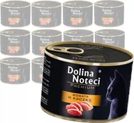 Mokra karma dla kotów - Dolina Noteci Premium Kot Bogata w kaczkę puszka 12x185 g - miniaturka - grafika 1