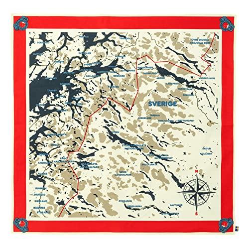 FJALLRAVEN Szalik marki Swedish Classic Map Scarf