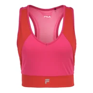 Biustonosze - Damski Stanik sportowy FILA REVERE FAW0366-43087 – Różowy - miniaturka - grafika 1