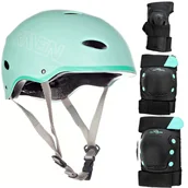 Ochraniacze - Zestaw Raven Kask F511 Mint M +Ochraniacze M - miniaturka - grafika 1