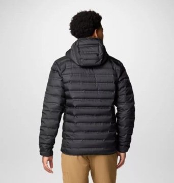 Kurtka puchowa męska Columbia Arctic Crest Down Hooded czarny