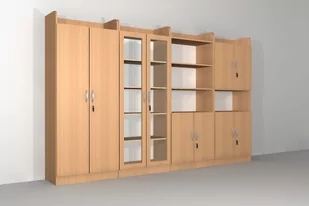 Zestaw szafek szkolnych Nr 5 - Meble do szkół i przedszkoli - miniaturka - grafika 1
