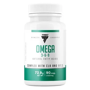 Trec Omega 3-6-9 90caps - Produkty specjalne dla sportowców - miniaturka - grafika 1