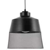 Lampy sufitowe - Beliani Lampa wisząca czarna MUGA - miniaturka - grafika 1