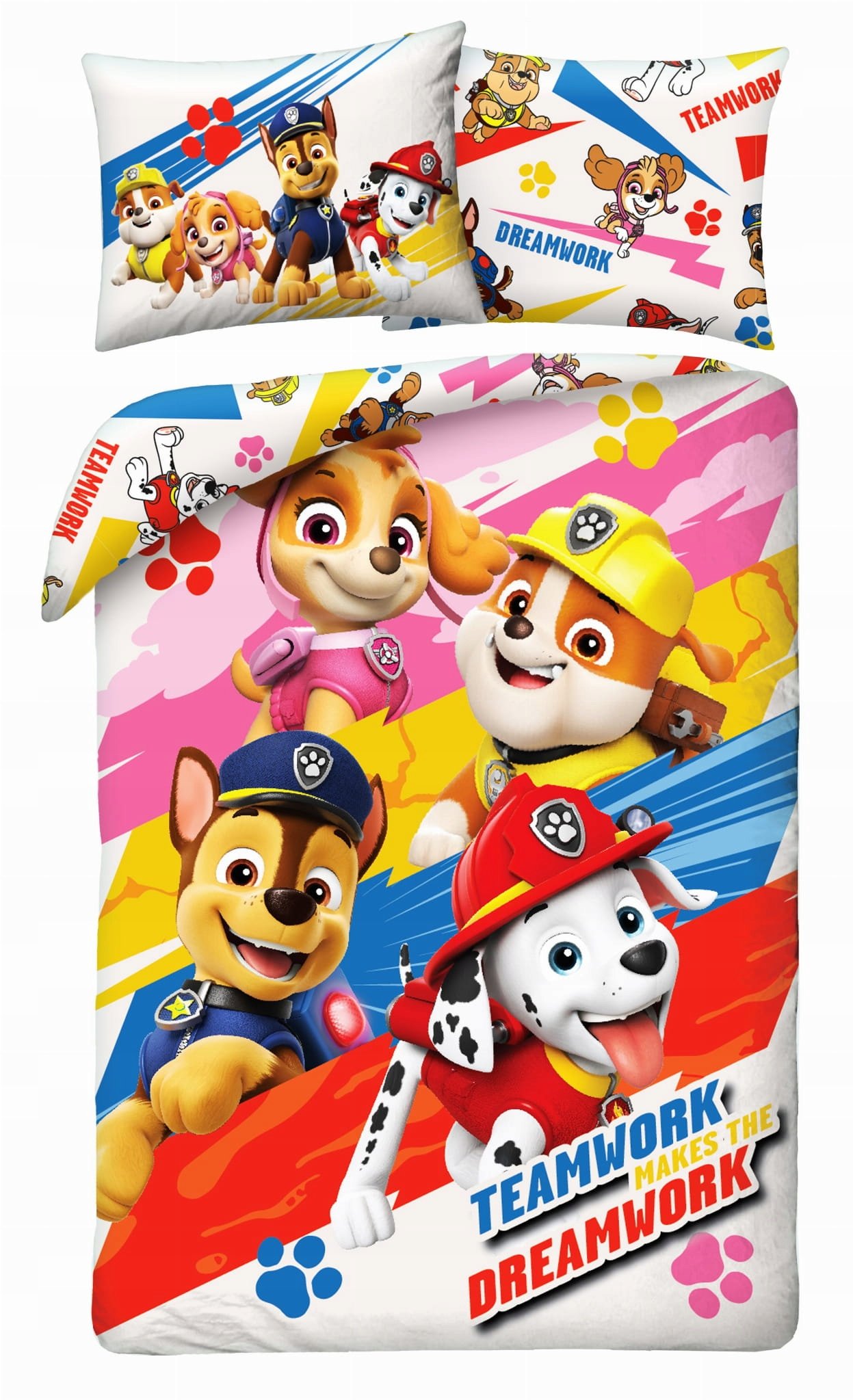 Pościel Dziecięca Psi Patrol 140x200 Pieski