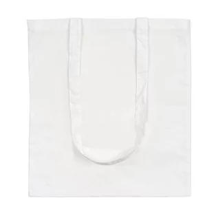 Torebki damskie - eBuyGB eBuyGB Torba na zakupy, torba na ramię, 100% bawełna, biała 1206006 - grafika 1