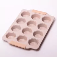 Formy do ciast - Kamille Forma do pieczenia 12 babeczek muffinek stalowa 6039 - miniaturka - grafika 1