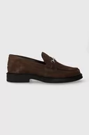 Mokasyny męskie - Filling Pieces mokasyny zamszowe Loafer Suede męskie kolor brązowy 44222791909 - miniaturka - grafika 1