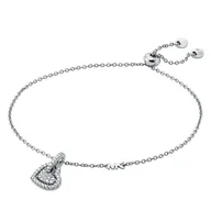 Bransoletki - Bransoletka Michael Kors MKC1748CZ040 Srebrny - miniaturka - grafika 1