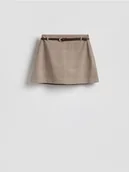 Spodenki damskie - Reserved - Spódnico-szorty w kratę - wielobarwny - miniaturka - grafika 1