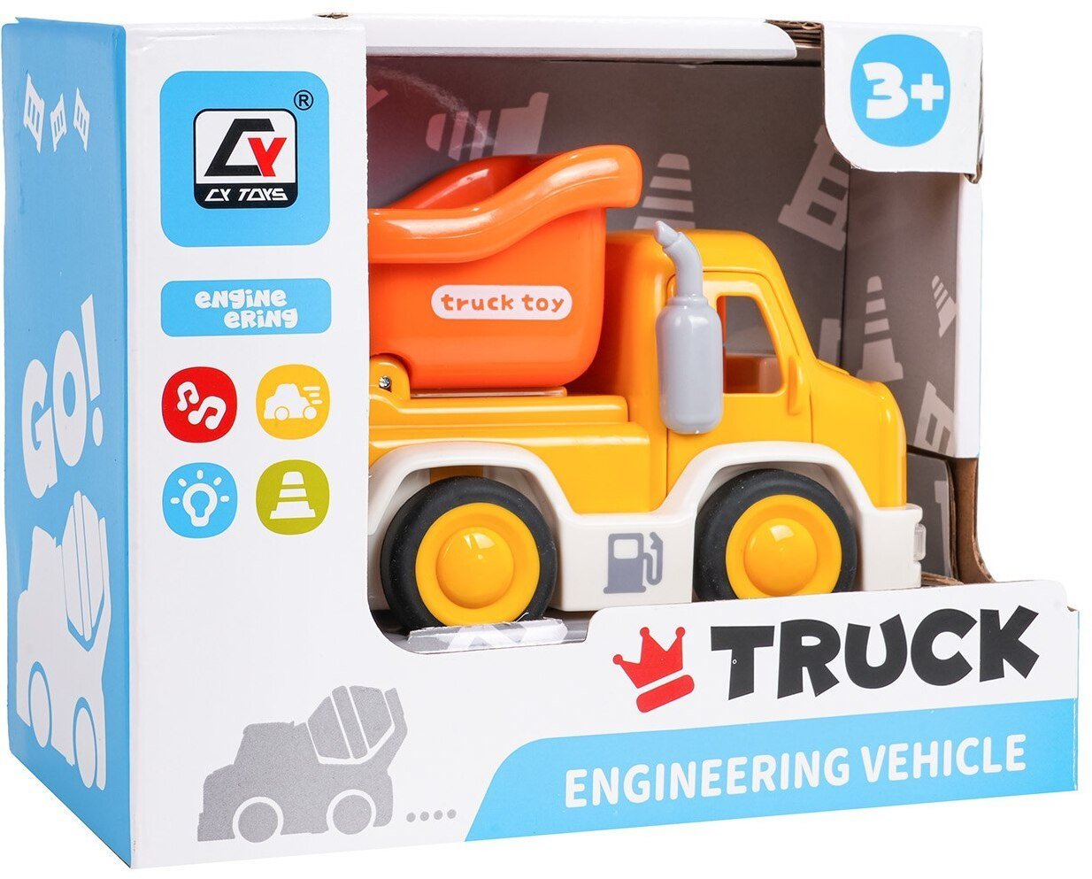 Autko Wywrotka z Funkcją Dźwięku i Świateł