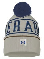 Czapki damskie - Under Armour Czapka "Halftime Pom" w kolorze szarym - miniaturka - grafika 1