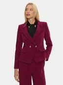 Marynarki i żakiety damskie - Rinascimento Marynarka CFC0119983003 Bordowy Regular Fit - miniaturka - grafika 1