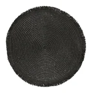 Przybory do gotowania - Podkładka pod talerz czarna 38cm boho - miniaturka - grafika 1