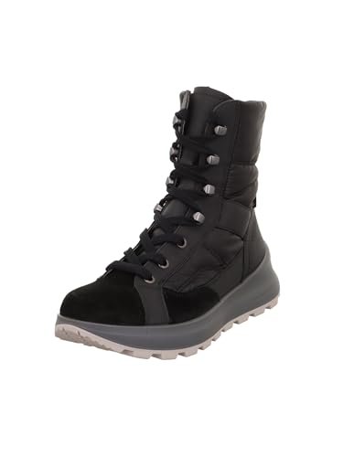 Legero Damskie śniegowce Gore-Tex z ciepłą podszewką T4 Run, czarne 0100, 37 EU, czarny 0100, 37 EU