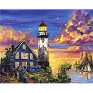 Malowanie po numerach - Malowanie po numerach. Latarnia morska 40 x 50 5667 - Norimpex - miniaturka - grafika 1