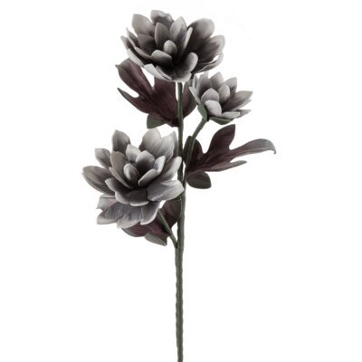Kwiat dekoracyjny EUROFIRANY Flore 735 102 cm Srebrny