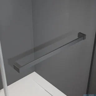 Radaway Essenza Pro Brushed GunMetal Kdj kabina 120x80 cm lewa szczotkowany grafit 10097120-92-01L/10098080-01-01 - Kabiny prysznicowe - miniaturka - grafika 11