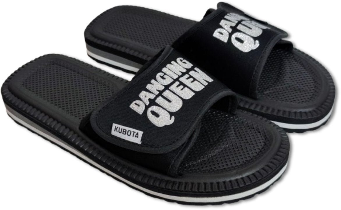 Piankowe klapki Kubota - Rzep Rozmiar 39 - Dancing Queen