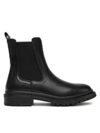 Botki damskie - JENNY Sztyblety CEO-25698-K01 Czarny - miniaturka - grafika 1