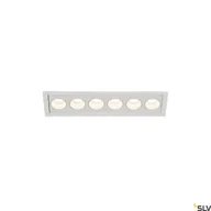 Oprawy, klosze i abażury - SLV Lampa wpuszczana MILANDOS 6 biała 3000 K 45 1005418 - miniaturka - grafika 1