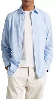 Koszule męskie - Pepe Jeans Koszula męska Coventry, niebieski (wybielacz niebieski), M - grafika 1