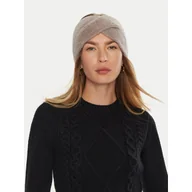 Czapki damskie - Opaska materiałowa Calvin Klein Modern Patch K60K612694 Beżowy - miniaturka - grafika 1