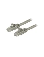 Kable miedziane - Startech.COM 1.5 M CAT6 CABLE - GREY CAT6 PATCH CORD - SNAGLESS RJ45 CONNECTORS - 24 AWG COPPER WIRE - ETHERNET - ETL - PATCH CABLE - 1.5 M - GREY N - miniaturka - grafika 1