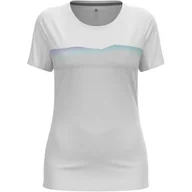 Koszulki i topy damskie - Koszulka z krótkim rękawem damska ODLO F-Dry Ridgeline T-Shirt Crew Neck s/s - miniaturka - grafika 1