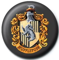Plecaki - Przypinka do ubrań Harry Potter Hufflepuff Crest do plecaka - miniaturka - grafika 1
