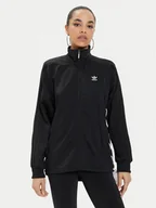 Bluzy damskie - adidas Bluza Always Original Laced HK5071 Czarny Relaxed Fit - miniaturka - grafika 1