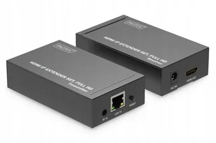 Przedłużacz/Extender DIGITUS HDMI 1080p 60Hz 120m po skrętce kat.6 HDCP 1.3 - Akcesoria do monitorów - miniaturka - grafika 1