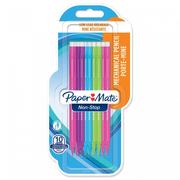 Ołówki - Paper Mate 2027756 NON stop-ołówek mechaniczny, 0.7 MM, sortowane 10er Pack neonfarbig 2027756 - miniaturka - grafika 1