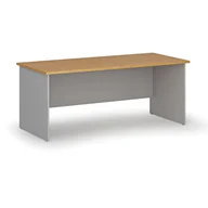 Biurka - Biurko proste PRIMO GRAY, 1800 x 800 mm, szary/buk - miniaturka - grafika 1