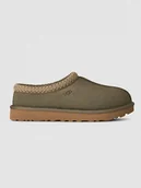 Kapcie damskie - UGG Skórzane kapcie "Tasman II" w kolorze khaki - miniaturka - grafika 1