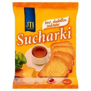 Mamut Sucharki bez dodatku cukrów 285 g - Pieczywo chrupkie - miniaturka - grafika 1