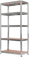 Szafy i regały magazynowe - Regał galwanizowany Rino SLF142S 205 x 120 x 45 cm - miniaturka - grafika 1