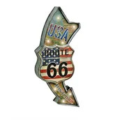 Tablice i flipcharty - Podświetlany Szyld 3D, US Route 66 LED, Magia Świąt zaczyna się u nas - miniaturka - grafika 1