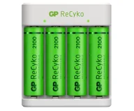 Ładowarki i akumulatory - GP Ładowarka Eco E411 + 4× AA ReCyko 2000 1604841110) - miniaturka - grafika 1