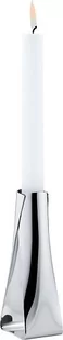 Świecznik na klasyczną świecę Lily 14 cm stal nierdzewna błyszcząca - Świeczniki - miniaturka - grafika 1