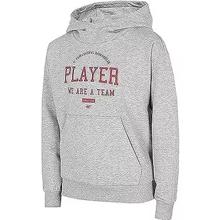 4F Bluza chłopięca, Cold Light Grey Melange, M - Bluzy dla chłopców - miniaturka - grafika 1