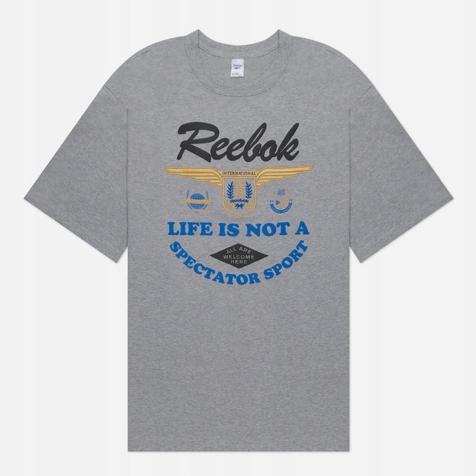 Reebok- T-Shirt Koszulka Męska - Cl Res Tee Hs7143 Bluzka