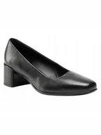 Półbuty damskie - ECCO PÓŁBUTY SHAPE SQUARED DAMSKIE CZARNE SKÓRZANE 39 J_F - miniaturka - grafika 1