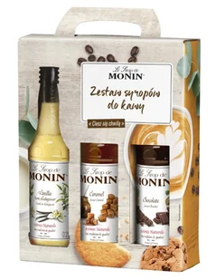 Monin 2x Zestaw kawowy Konesso 3x250 ml karmel czekolada wanilia + Sos WHITE CHOCOLATE 0,5 L 5902768948127 - Śmietanki i dodatki do kawy - miniaturka - grafika 7