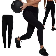 Legginsy - adidas Damskie legginsy VF Solid 7/8 T, czarne, 2XL - miniaturka - grafika 1