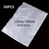 Peleryny fryzjerskie - TEMU 50 Szt. Jednorazowe Peleryny Fryzjerskie, Jednorazowe Peleryny Do Strzyżenia Włosów Do Fryzjerstwa, Wodoodporne Fryzjerstwo, Farbowanie Włosów, - miniaturka - grafika 1