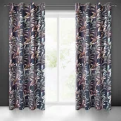 Zasłony - Zasłona Velvet Nikol 140 x 250 Przelotka Grafitowy - miniaturka - grafika 1