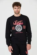 Bluzy męskie - JUST CAVALLI Czarna bluza R 1998 Dripp - Just Cavalli - miniaturka - grafika 1